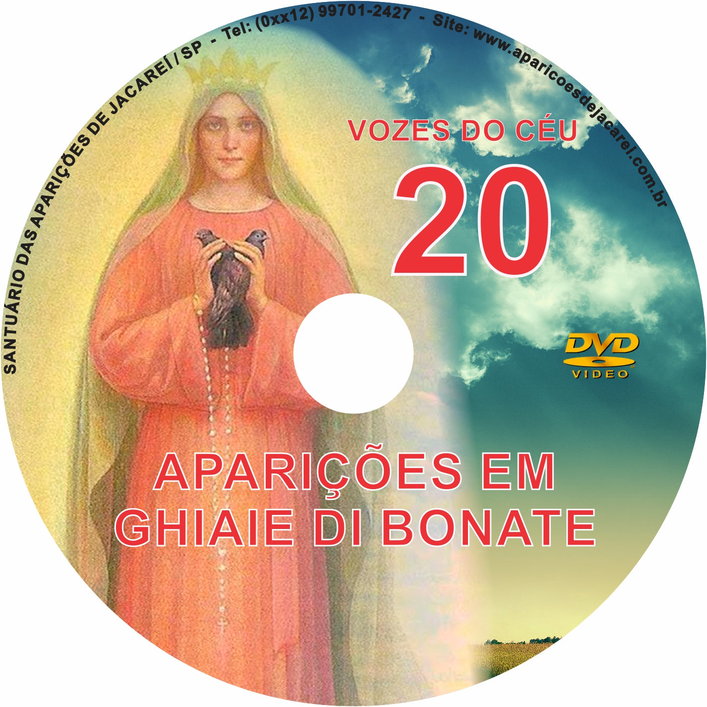 DVD Vozes do Céu 20 DVD Vozes do Céu 20